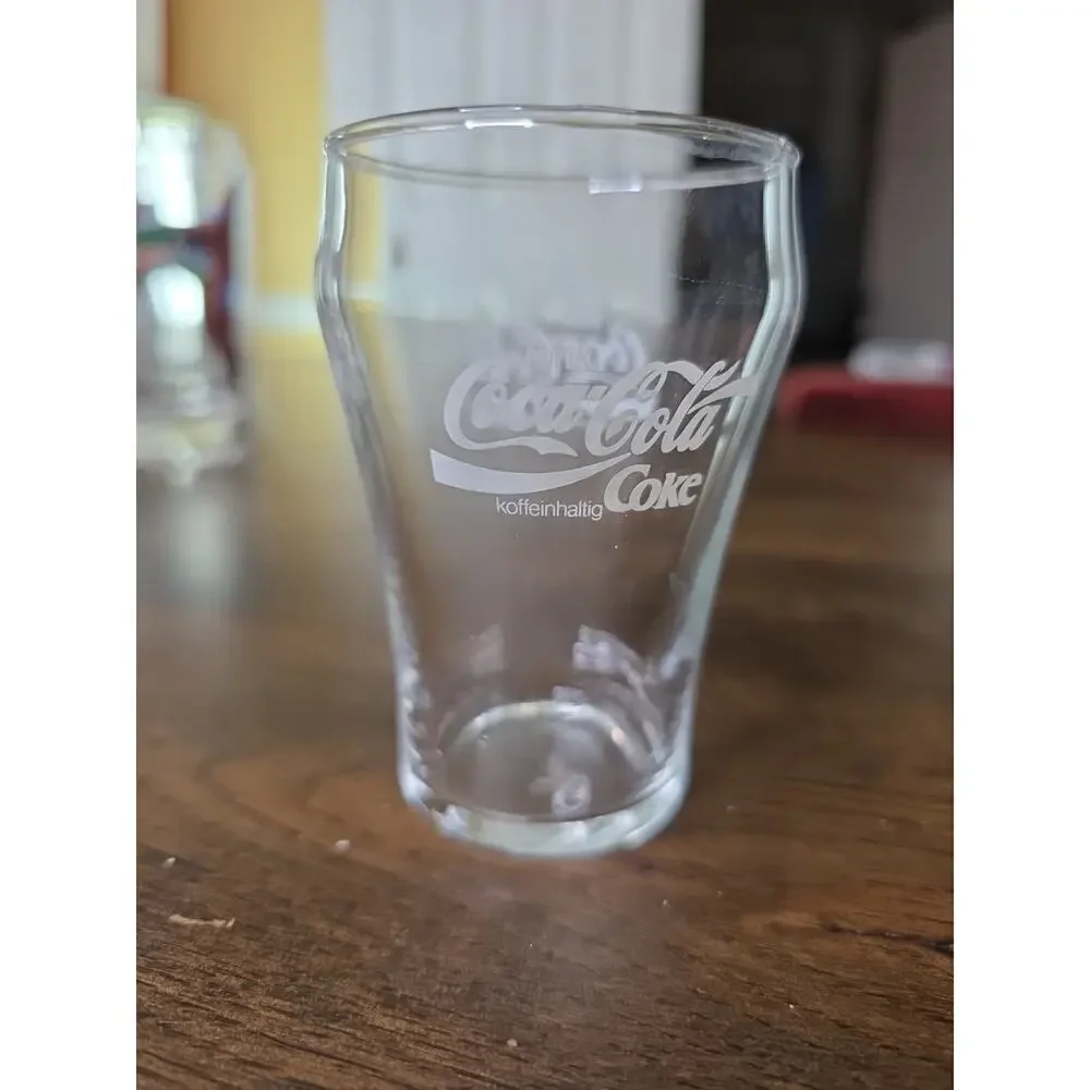 Vtg Trink Coca-Cola Coke Koffeinhaltig German 3-3/4